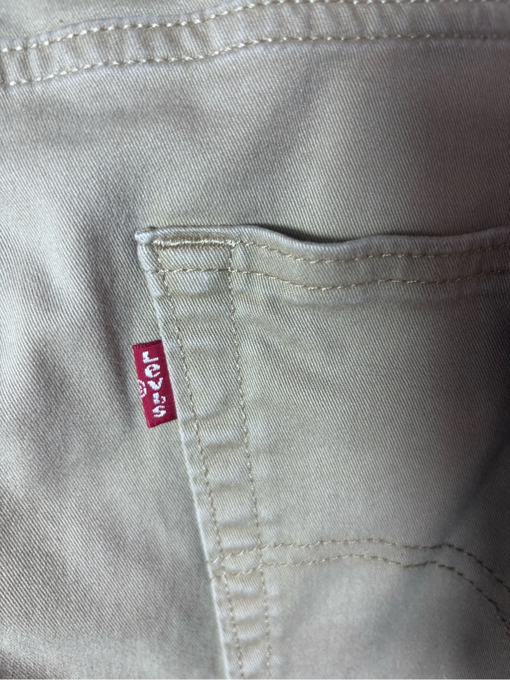 Levi's Olive Green Straight Leg Chinos - Picture 8 of 8